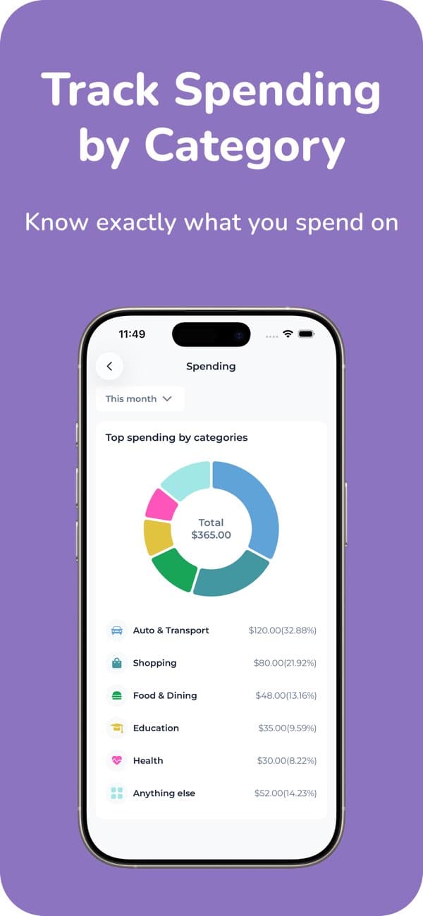 Budgetly app screenshot 3