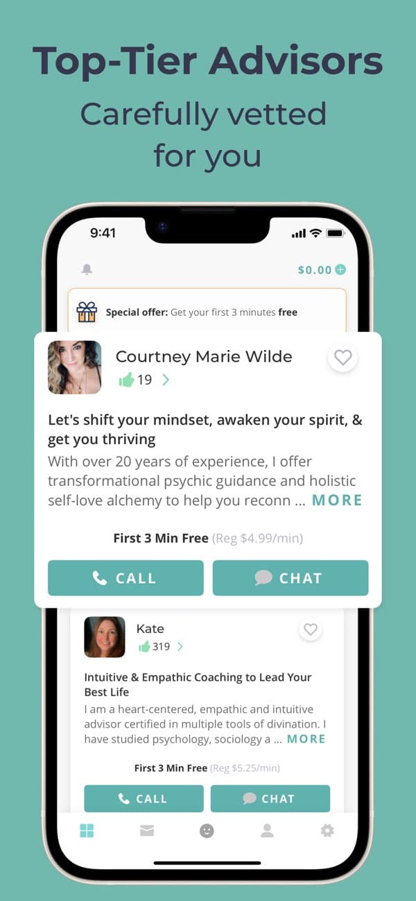 Everclear Psychic Reading Chat app screenshot 5